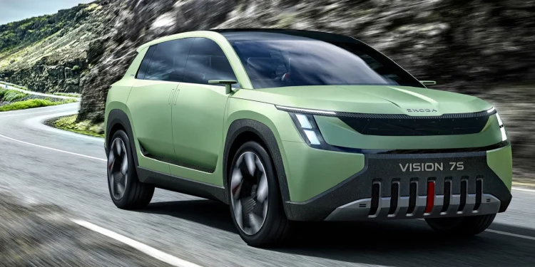 Skoda Vision 7S electric