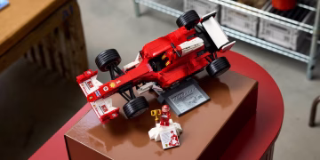 Lego Unveils Ferrari F2004 Michael Schumacher Set in Icons Series: A Tribute to Formula 1’s Golden Era